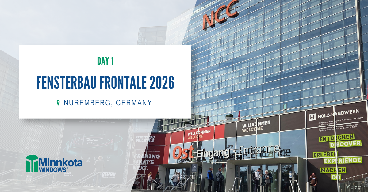 Minnkota Windows at Fensterbau Frontale 2026 day one recap in Nuremberg Germany